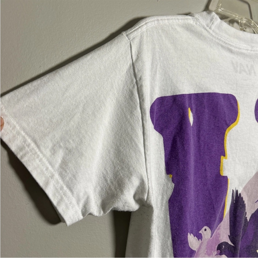 VLONE X Nav T-Shirt Men’s Small Good Intentions Dove White 100% Cotton Rap Album - Picture 9 of 10